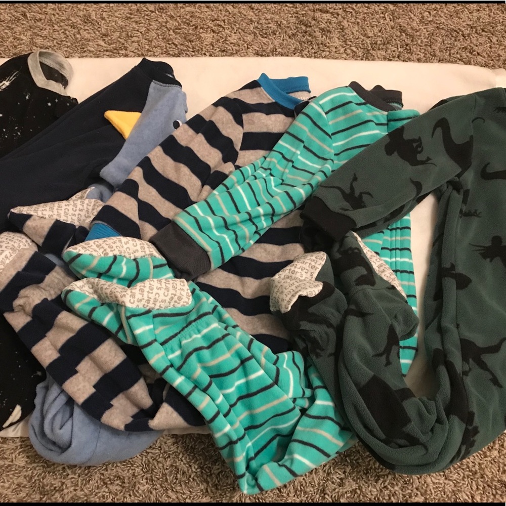 NWOT, Five pairs of baby boy PJs, size 24 months